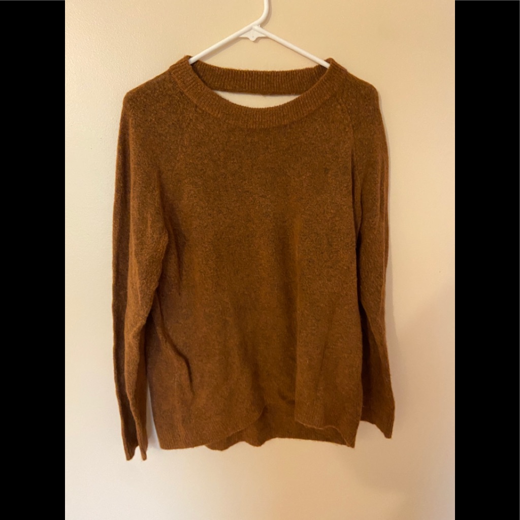 Loft Cutout Back Sweater Euc